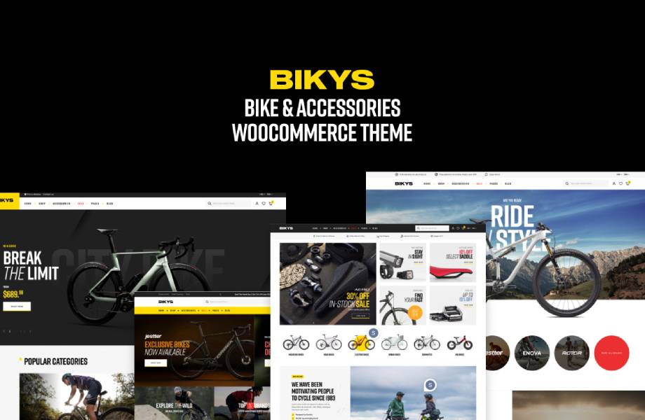 Bikys - Bike & Accessories Woocommerce Theme
