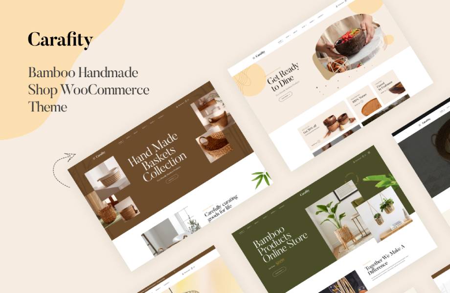 Carafity - Bamboo Handmade Shop WooCommerce Theme