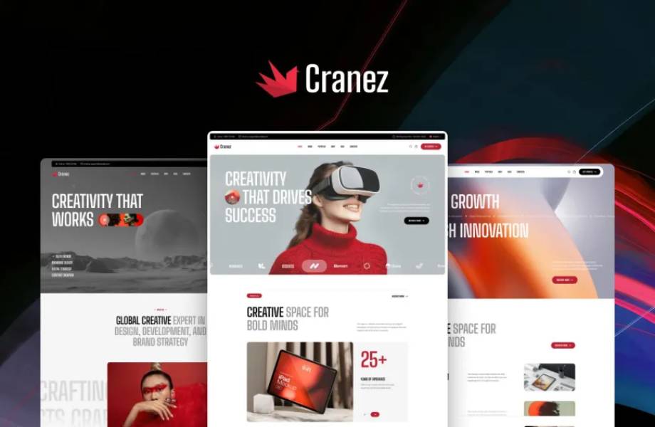 Cranez – Creative Portfolio & Digital Agency WordPress Theme