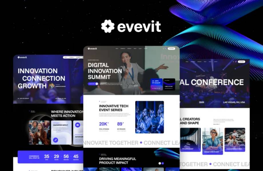 Evevit – Conference & Event WordPress Theme