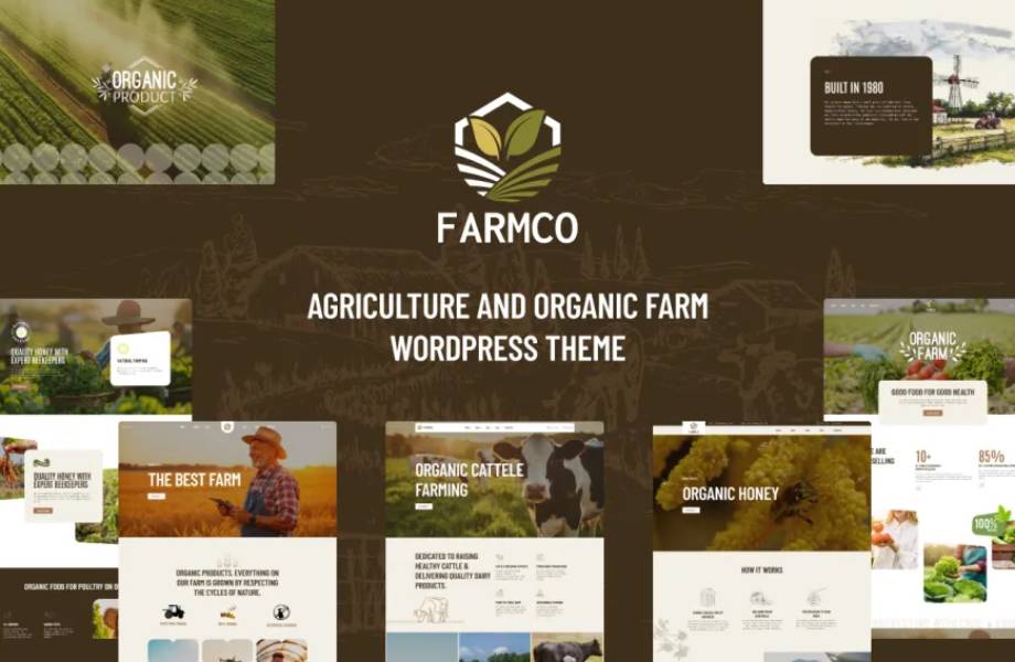 Farmco – Agriculture & Organic Farm WordPress Theme