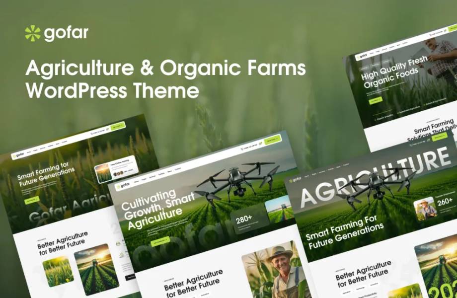 Gofar – Agriculture & Organic Farms WordPress Theme