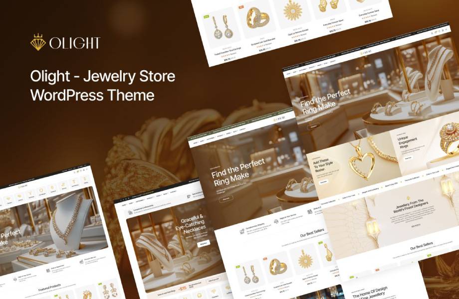 Olight - Jewelry Store WordPress Theme
