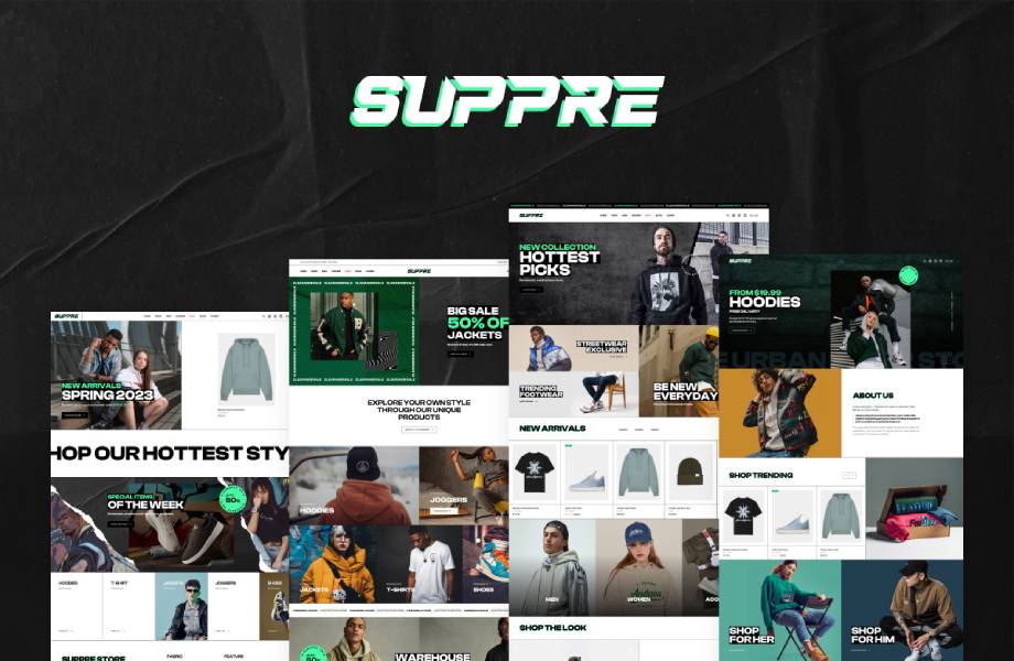 Suppre - Urban Wear WooCommerce Theme