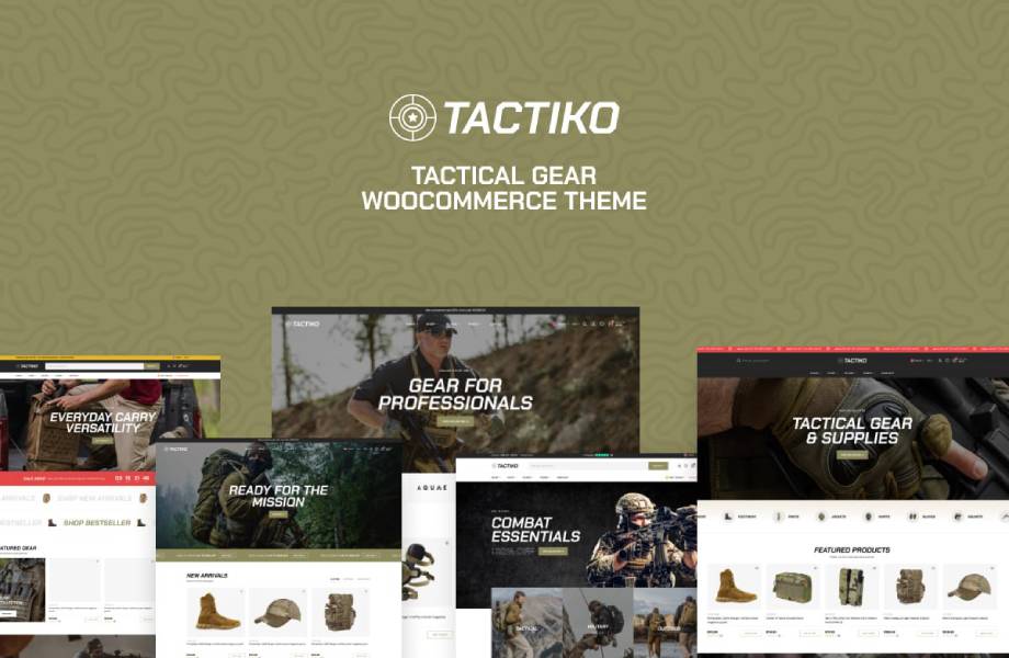 Tactiko - Tactical & Military Shop WooCommerce Theme